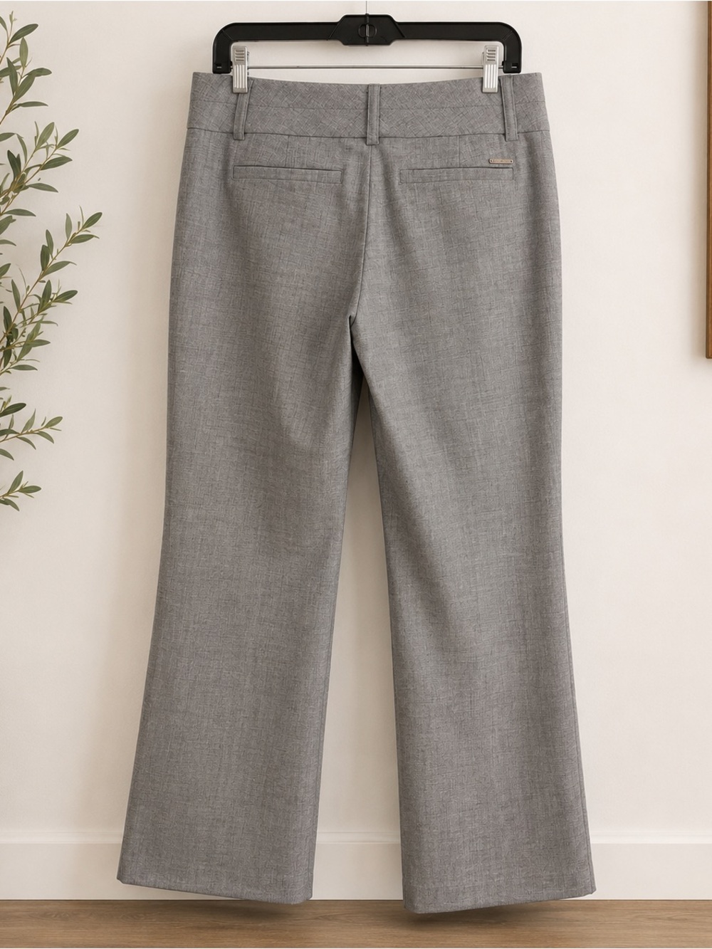 New York & Company Gray Wide Leg Dress Pants - Picture 3 of 9